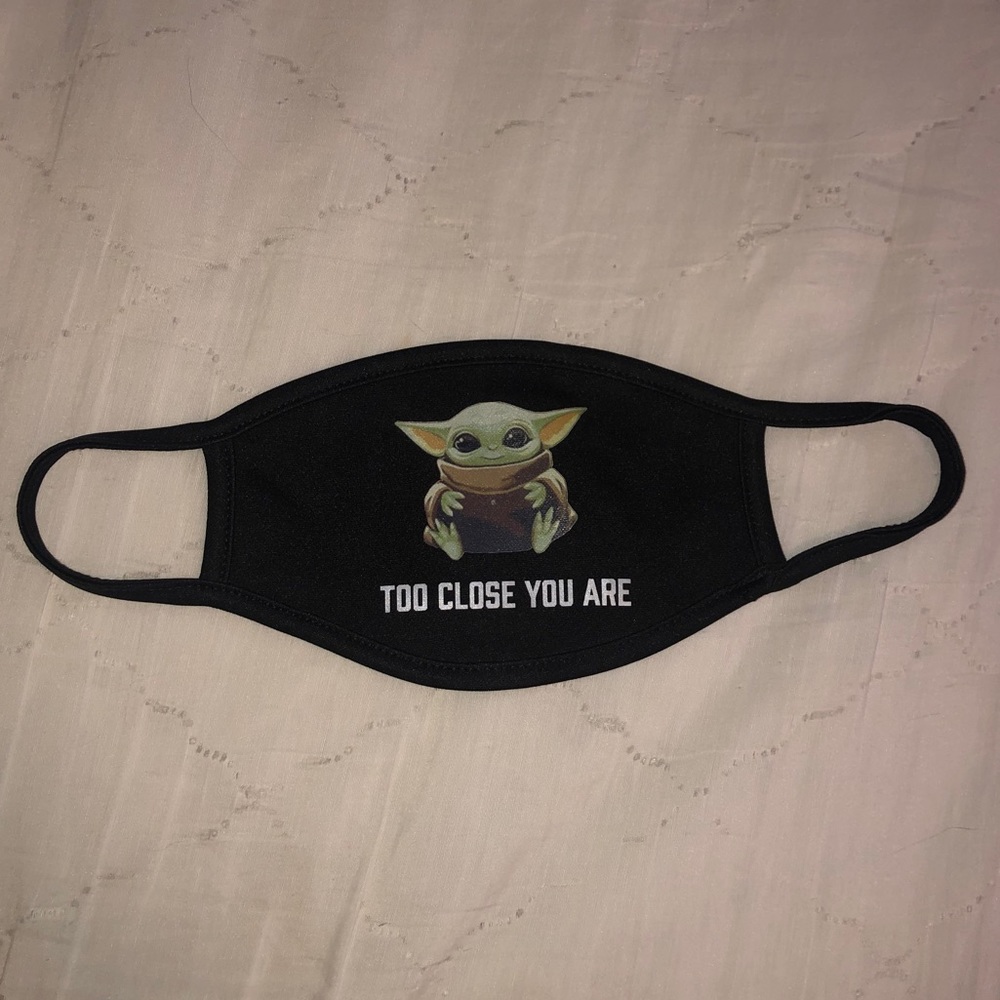 Brand New Baby Yoda Face Mask
